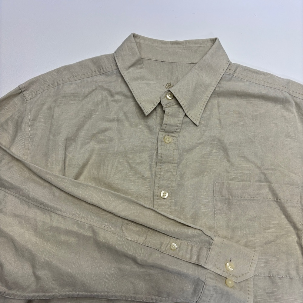 Tommy bahama beige long sleeve